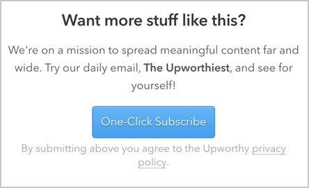 How to Get People to Subscribe to Your Email: One-Click Subscribe